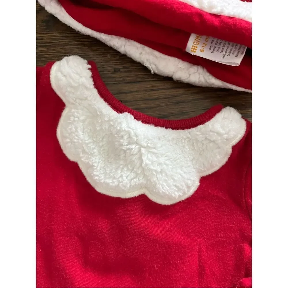 GYMBORee 3-6 Mos Baby Little Santa 2p Sleeper BUY 2 GET 1 FREE